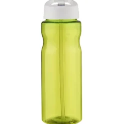Bidon H2O Base® o pojemności 650 ml z wieczkiem z słomką / Limonka 21004965
