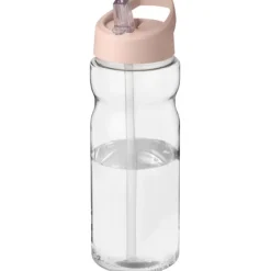 Bidon H2O Base® o pojemności 650 ml z wieczkiem z słomką / Czerwony 21004925