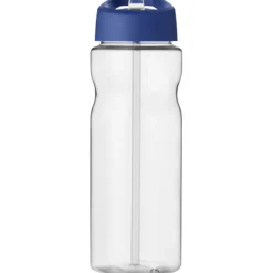 Bidon H2O Base® o pojemności 650 ml z wieczkiem z słomką / Przezroczysty 21004915