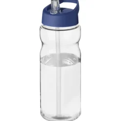 Bidon H2O Base® o pojemności 650 ml z wieczkiem z słomką / Przezroczysty 21004916