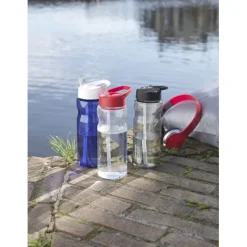 Bidon H2O Base® o pojemności 650 ml z wieczkiem z słomką / Fioletowy 21004906