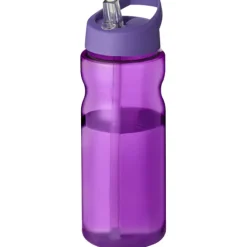Bidon H2O Base® o pojemności 650 ml z wieczkiem z słomką / Fioletowy 21004906