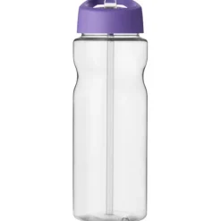 Bidon H2O Base® o pojemności 650 ml z wieczkiem z słomką / Charcoal 21004903