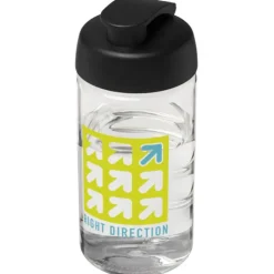 Bidon H2O Bop® o pojemności 500 ml z wieczkiem zaciskowym / Przezroczysty 21005000