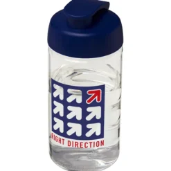 Bidon H2O Bop® o pojemności 500 ml z wieczkiem zaciskowym / Przezroczysty 21005003