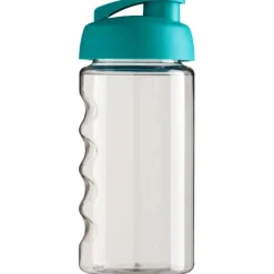 Bidon H2O Bop® o pojemności 500 ml z wieczkiem zaciskowym / Przezroczysty 21005005