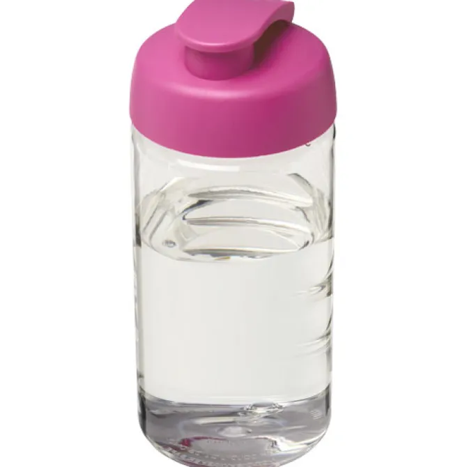 Bidon H2O Bop® o pojemności 500 ml z wieczkiem zaciskowym / Przezroczysty 21005009