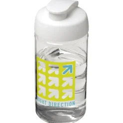 Bidon H2O Bop® o pojemności 500 ml z wieczkiem zaciskowym / Niebieski 21005016