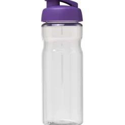 Bidon H2O Eco o pojemności 650 ml z wieczkiem zaciskowym / Przezroczysty 21009796