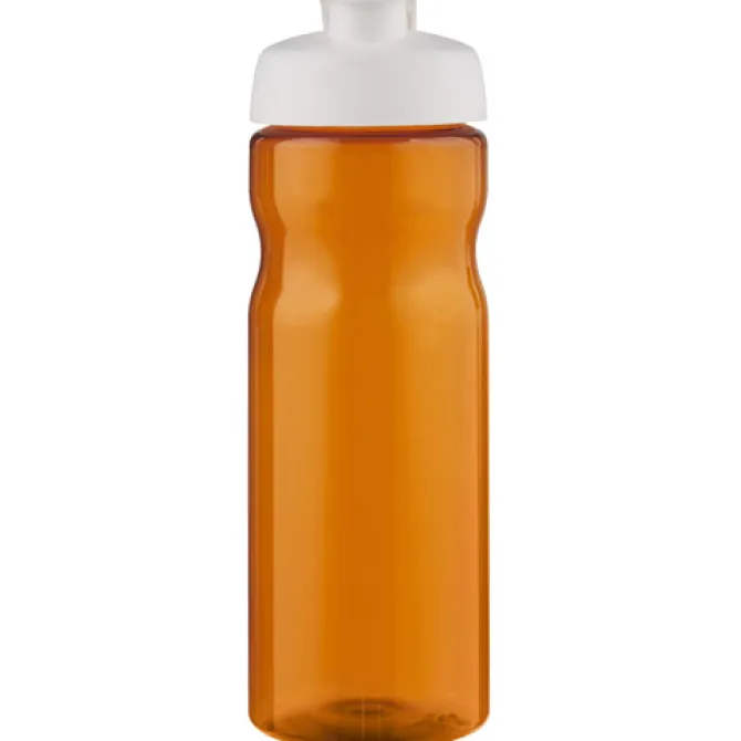 Bidon H2O Eco o pojemności 650 ml z wieczkiem zaciskowym / Pomarańczowy 21009723