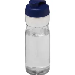 Bidon H2O Eco o pojemności 650 ml z wieczkiem zaciskowym / Przezroczysty 21009793