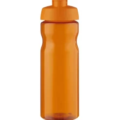 Bidon H2O Eco o pojemności 650 ml z wieczkiem zaciskowym / Pomarańczowy 21009715