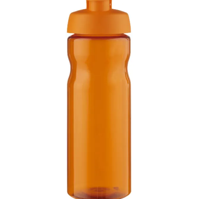 Bidon H2O Eco o pojemności 650 ml z wieczkiem zaciskowym / Pomarańczowy 21009715