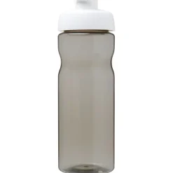Bidon H2O Eco o pojemności 650 ml z wieczkiem zaciskowym / Ciemnografitowy 21009701