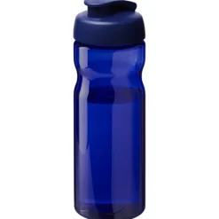 Bidon H2O Eco o pojemności 650 ml z wieczkiem zaciskowym / Ciemnografitowy 21009708