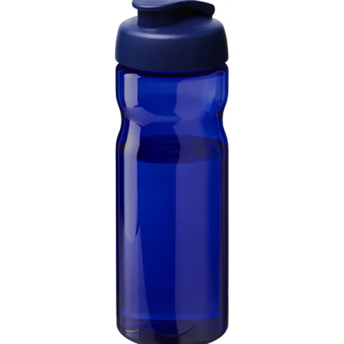 Bidon H2O Eco o pojemności 650 ml z wieczkiem zaciskowym / Ciemnografitowy 21009708