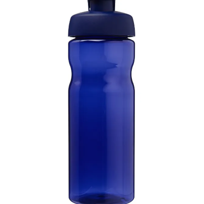 Bidon H2O Eco o pojemności 650 ml z wieczkiem zaciskowym / Ciemnografitowy 21009708