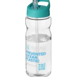 Bidon H2O Eco o pojemności 650 ml z wieczkiem z dzióbkiem / Fioletowy 21009911