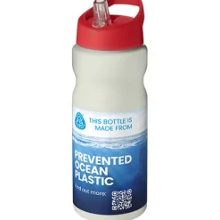 Bidon H2O Eco o pojemności 650 ml z wieczkiem z dzióbkiem / Kość słoniowa 21009915