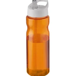 Bidon H2O Eco o pojemności 650 ml z wieczkiem z dzióbkiem / Pomarańczowy 21009906
