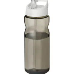 Bidon H2O Eco o pojemności 650 ml z wieczkiem z dzióbkiem / Ciemnografitowy 21009901