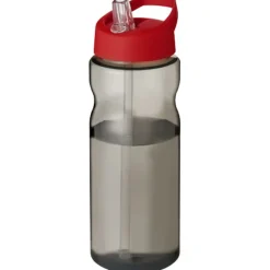 Bidon H2O Eco o pojemności 650 ml z wieczkiem z dzióbkiem / Ciemnografitowy 21009905