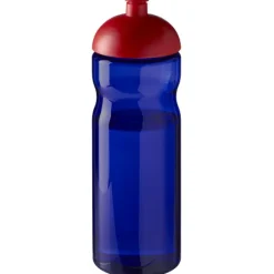Bidon H2O Eco o pojemności 650 ml z wypukłym wieczkiem / Czerwony 21009821