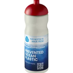 Bidon H2O Eco o pojemności 650 ml z wypukłym wieczkiem / Ciemnografitowy 21009809