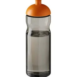 Bidon H2O Eco o pojemności 650 ml z wypukłym wieczkiem / Ciemnografitowy 21009807