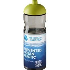 Bidon H2O Eco o pojemności 650 ml z wypukłym wieczkiem / Ciemnografitowy 21009804