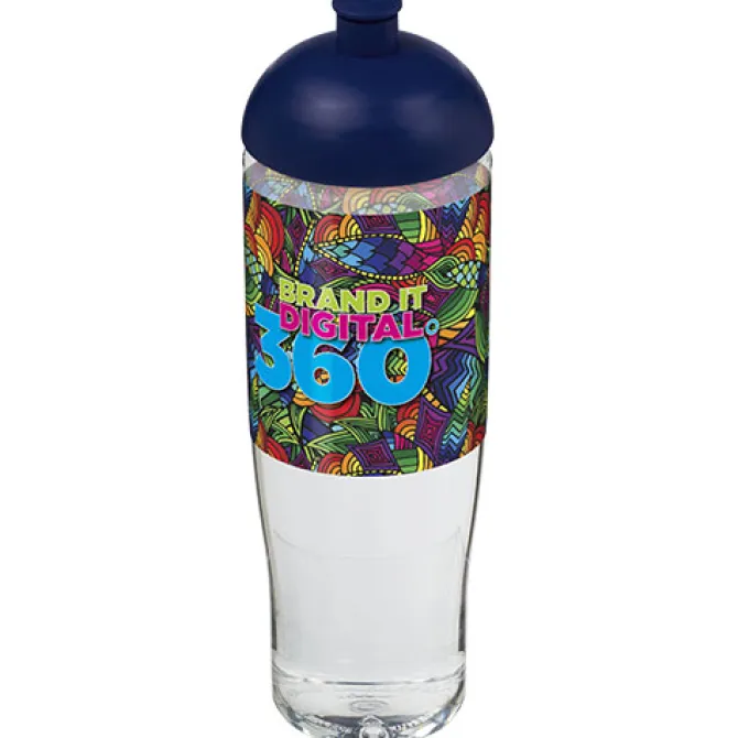 Bidon H2O Tempo® o pojemności 700 ml z wypukłym wieczkiem / Przezroczysty 21004203