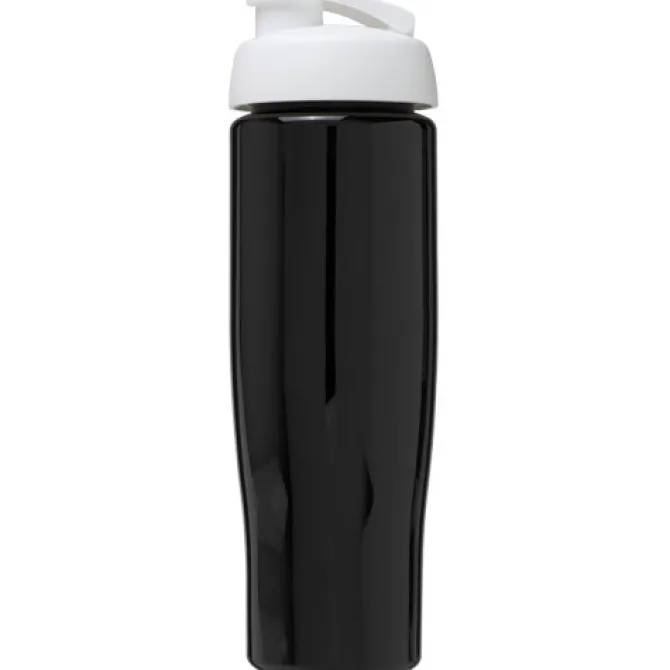 Bidon H2O Tempo® o pojemności 700 ml z wieczkiem zaciskowym / Czarny 21004011