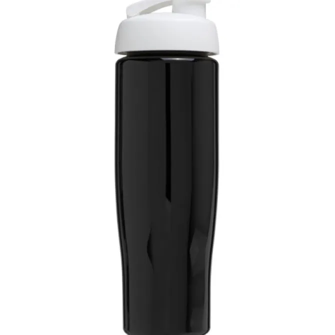 Bidon H2O Tempo® o pojemności 700 ml z wieczkiem zaciskowym / Czarny 21004011