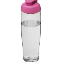 Bidon H2O Tempo® o pojemności 700 ml z wieczkiem zaciskowym / Przezroczysty 21004008