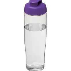 Bidon H2O Tempo® o pojemności 700 ml z wieczkiem zaciskowym / Przezroczysty 21004009