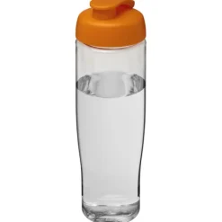 Bidon H2O Tempo® o pojemności 700 ml z wieczkiem zaciskowym / Przezroczysty 21004003