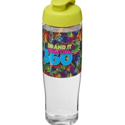 Bidon H2O Tempo® o pojemności 700 ml z wieczkiem zaciskowym / Limonka 21004020