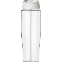 Bidon H2O Tempo® o pojemności 700 ml z wieczkiem z słomką / Przezroczysty 21004408