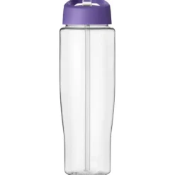 Bidon H2O Tempo® o pojemności 700 ml z wieczkiem z słomką / Przezroczysty 21004423