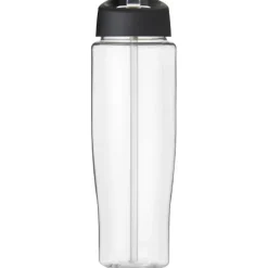 Bidon H2O Tempo® o pojemności 700 ml z wieczkiem z słomką / Przezroczysty 21004400