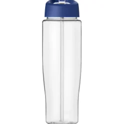 Bidon H2O Tempo® o pojemności 700 ml z wieczkiem z słomką / Przezroczysty 21004419