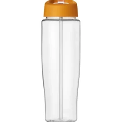 Bidon H2O Tempo® o pojemności 700 ml z wieczkiem z słomką / Przezroczysty 21004418