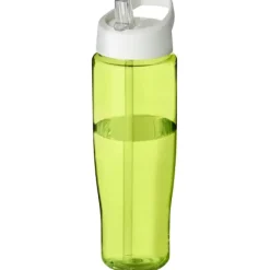Bidon H2O Tempo® o pojemności 700 ml z wieczkiem z słomką / Limonka 21004412