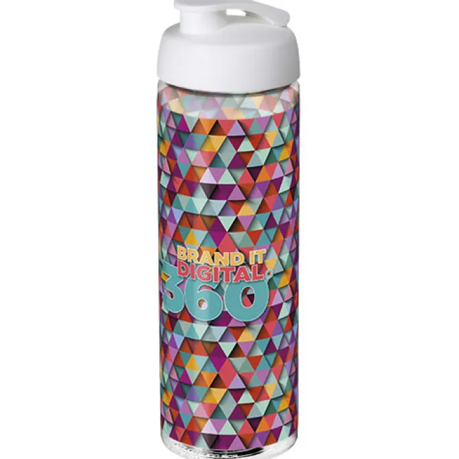 Bidon H2O Vibe o pojemności 850 ml z otwieranym wieczkiem / Przezroczysty 21009401