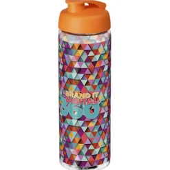 Bidon H2O Vibe o pojemności 850 ml z otwieranym wieczkiem / Przezroczysty 21009407
