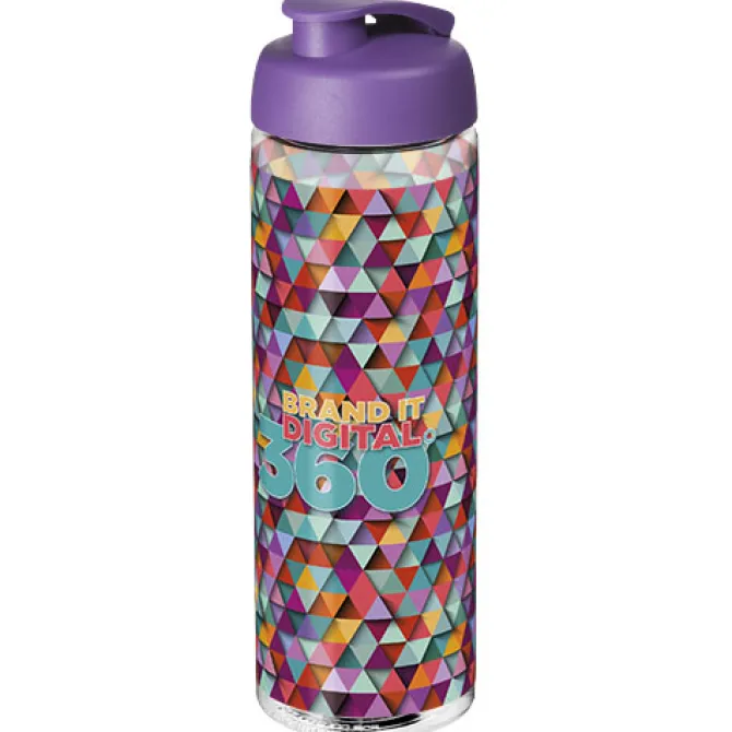 Bidon H2O Vibe o pojemności 850 ml z otwieranym wieczkiem / Przezroczysty 21009409
