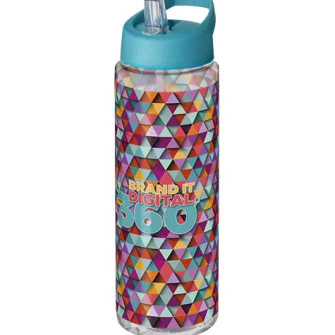 Bidon H2O Vibe o pojemności 850 ml z wieczkiem z dzióbkiem / Przezroczysty 21009608