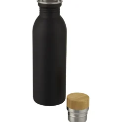 Bidon Kalix o pojemności 650 ml ze stali nierdzewnej / Zielony melanż 10067762