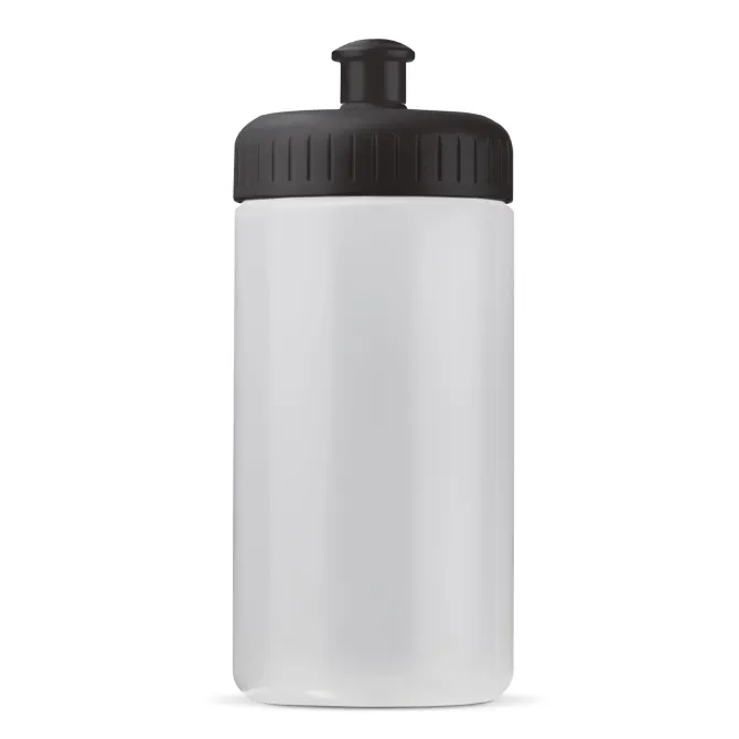 Bidon Sportowy Bio 500ml podstawowa / Transparentny / czarny LT98859-N0402