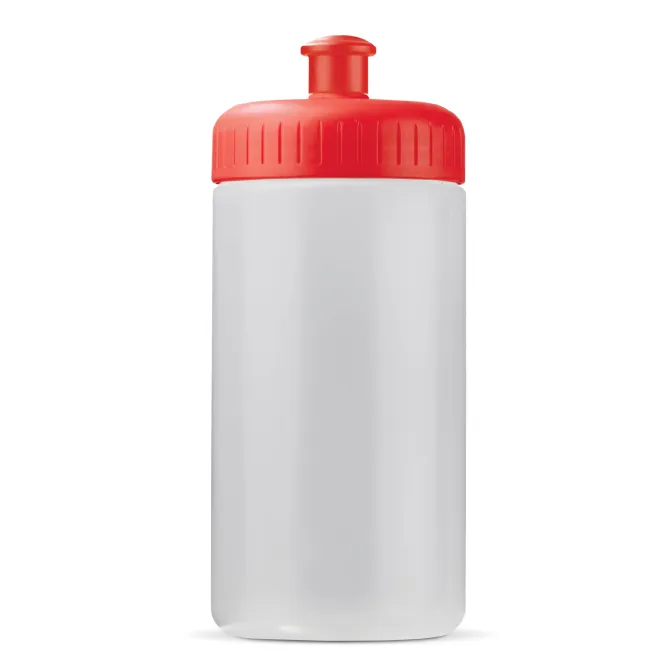 Bidon Sportowy Bio 500ml podstawowa / Transparentny / czerwony LT98859-N0421